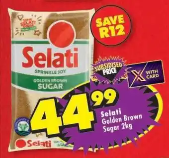 Shoprite Selati Golden Brown Sugar 2kg offer