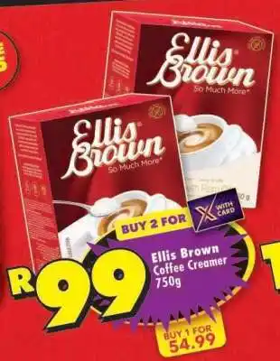 Shoprite Ellis Brown Coffee Creamer-750g offer