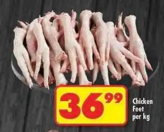 Shoprite CHICKEN FEET per kg offer