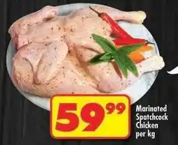 Shoprite Marinated Spatchcock Chicken per kg offer
