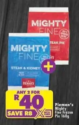 Shoprite Pieman's Mighty Fine Frozen Pie 160g offer