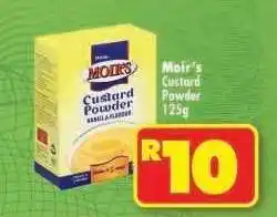 Shoprite MOIR'S CUSTARD POWDER 125g offer