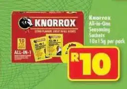 Shoprite KNORROX ALL-IN-ONE SEASONING SACHETS offer