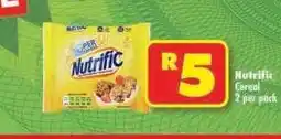 Shoprite Nutrific Cereal 2 per pack offer
