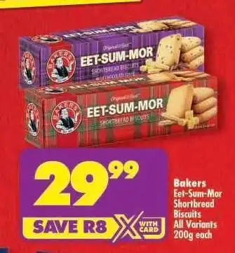 Shoprite Bakers Eet-Sum-Mor Shortbread Biscuits offer