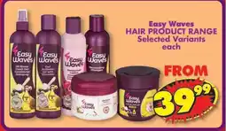 Shoprite Easy Waves HAIR PRODUCT RANGE offer