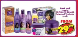 Shoprite Dark and Lovely Product Range offer