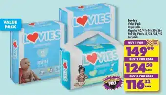 Shoprite Lovies Value Pack offer