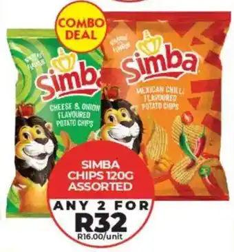 1UP Simba chips assorted offer