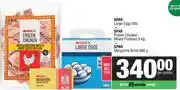 Spar Spar Large Eggs 60s + Spar Frozen Chicken Mixed Portions 5kg + Spar Margarine Brick 500g-For All offer