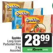 Spar Spekko Long Grain Parboiled Rice Assorted-2kg offer