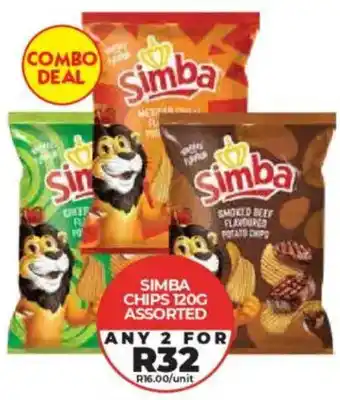 1UP Simba chips assorted offer