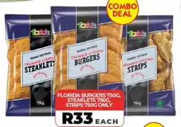 1UP Florida burgers, steaklets, strips only offer