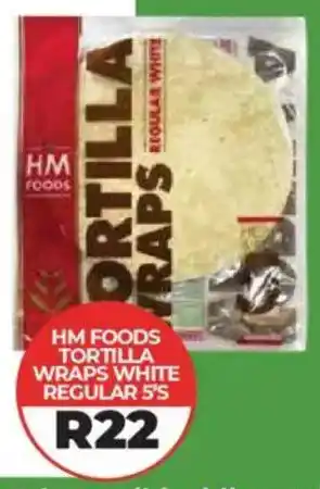 1UP Hm foods tortilla wraps white regular offer