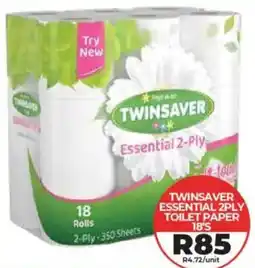 1UP Twinsaver essential 2ply toilet paper offer