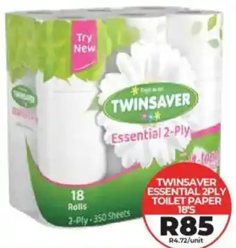 1UP Twinsaver essential 2ply toilet paper offer