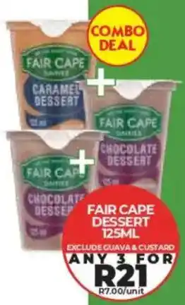 1UP Fair cape dessert offer