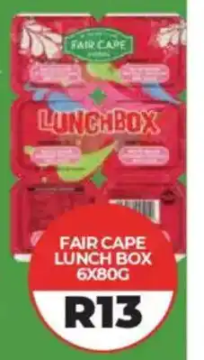1UP Fair cape lunch box offer