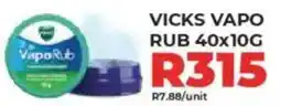 1UP Vicks Vapo Rub offer