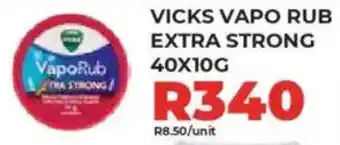 1UP Vicks vapo rub extra strong offer