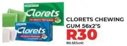 1UP Clorets chewing gum offer