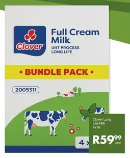 Save Clover Long Life Milk offer