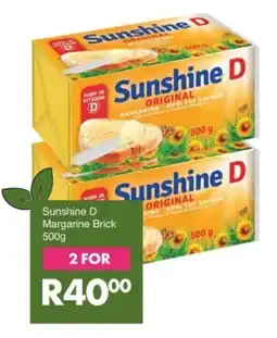 Save Sunshine D Margarine Brick offer