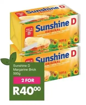 Save Sunshine D Margarine Brick offer