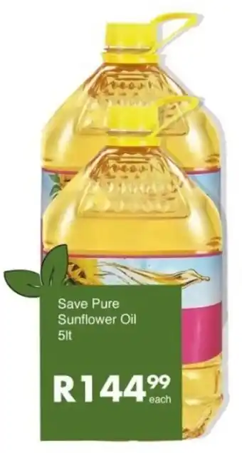 Save Save Pure Sunflower Oil offer