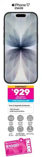 Game iPhone 17 256GB offer
