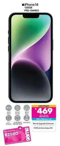 Game iPhone 14 128GB Pre-owned offer