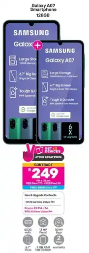 Game Samsung Galaxy A07 Smartphone 128GB offer
