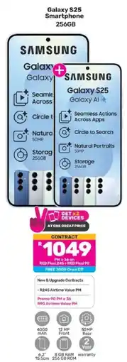 Game Samsung Galaxy S25 Smartphone 256GB offer