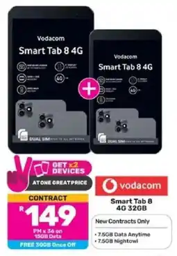 Game Vodacom Smart Tab 8 4G 32GB offer