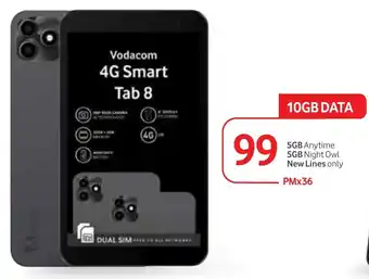 Makro Vodacom 4G Smart Tab 8 offer