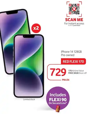 Makro iPhone 14 128GB Pre-owned offer