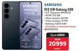 Makro Samsung 512 GB Galaxy S26 offer
