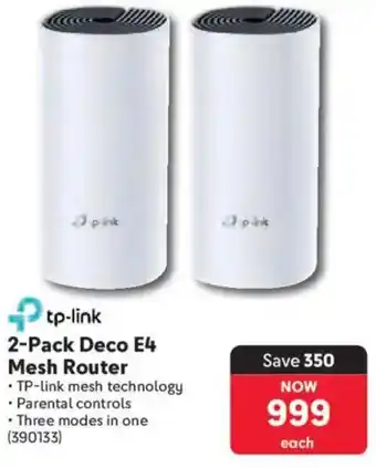 Makro Tp-link Deco E4 Mesh Router offer