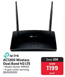 Makro Tp-link AC1200 Wireless Dual Band 4G LTE offer