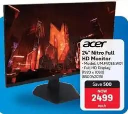 Makro Acer 24" Nitro Full HD Monitor offer