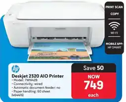 Makro Hp Deskjet 2320 AIO Printer offer