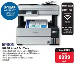 Makro Epson L6490 4-In-1 EcoTank offer