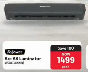 Makro Fellowes Arc A3 Laminator offer