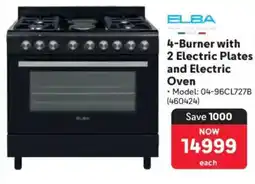 Makro Elba 4-Burner with 2 Electric Plates and Electric Oven offer
