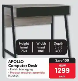 Makro Apollo Computer Desk offer