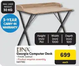 Makro Linx Georgia Computer Desk offer