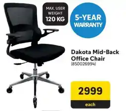 Makro Dakota Mid-Back Office Chair offer