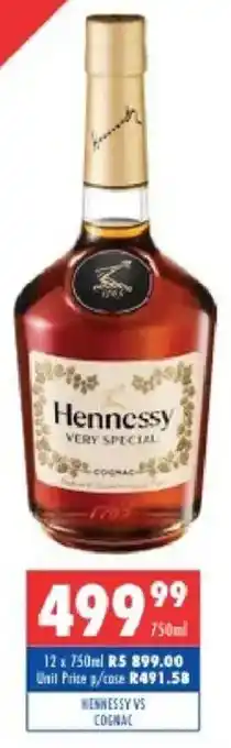 Ultra Liquors Hennessy vs Cognac offer