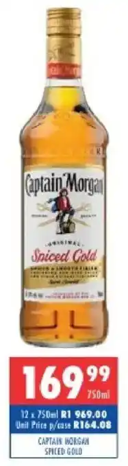 Ultra Liquors Captain Morgan Spiced Gold offer