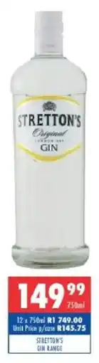 Ultra Liquors Stretton's gin range offer